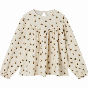 Lil'Atelier Turtledove Himli Loose Blouse Holiday Gift