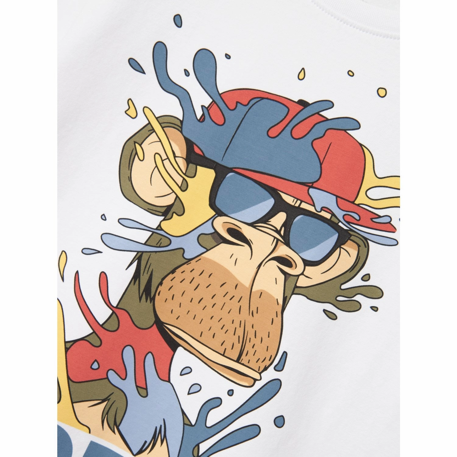 Name It lyse hvide attis Bored of Directors T-shirt Street Casual