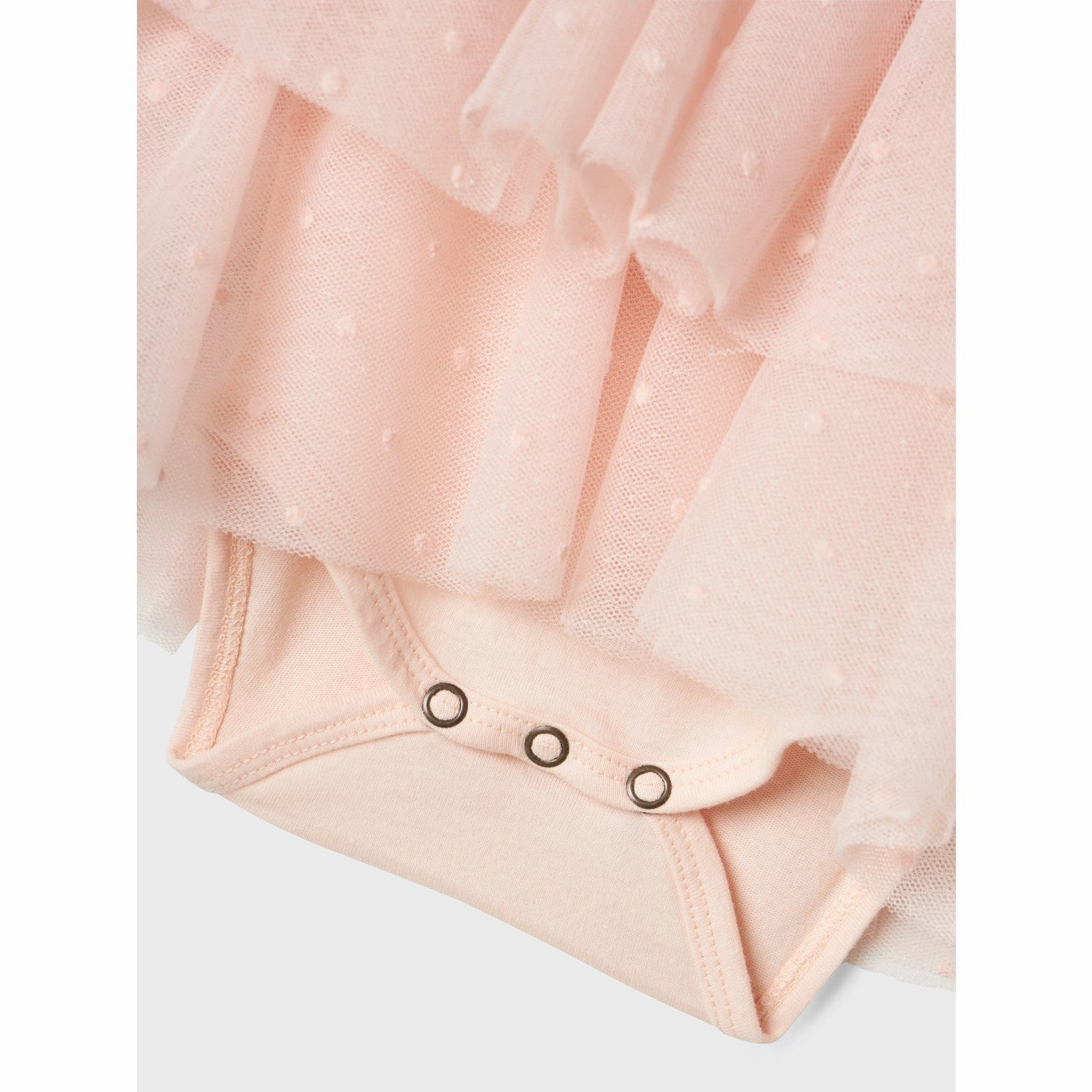 Lil'Atelier Peach Blush Frilla Loose Tulle Body Dress Date night Versatile Style