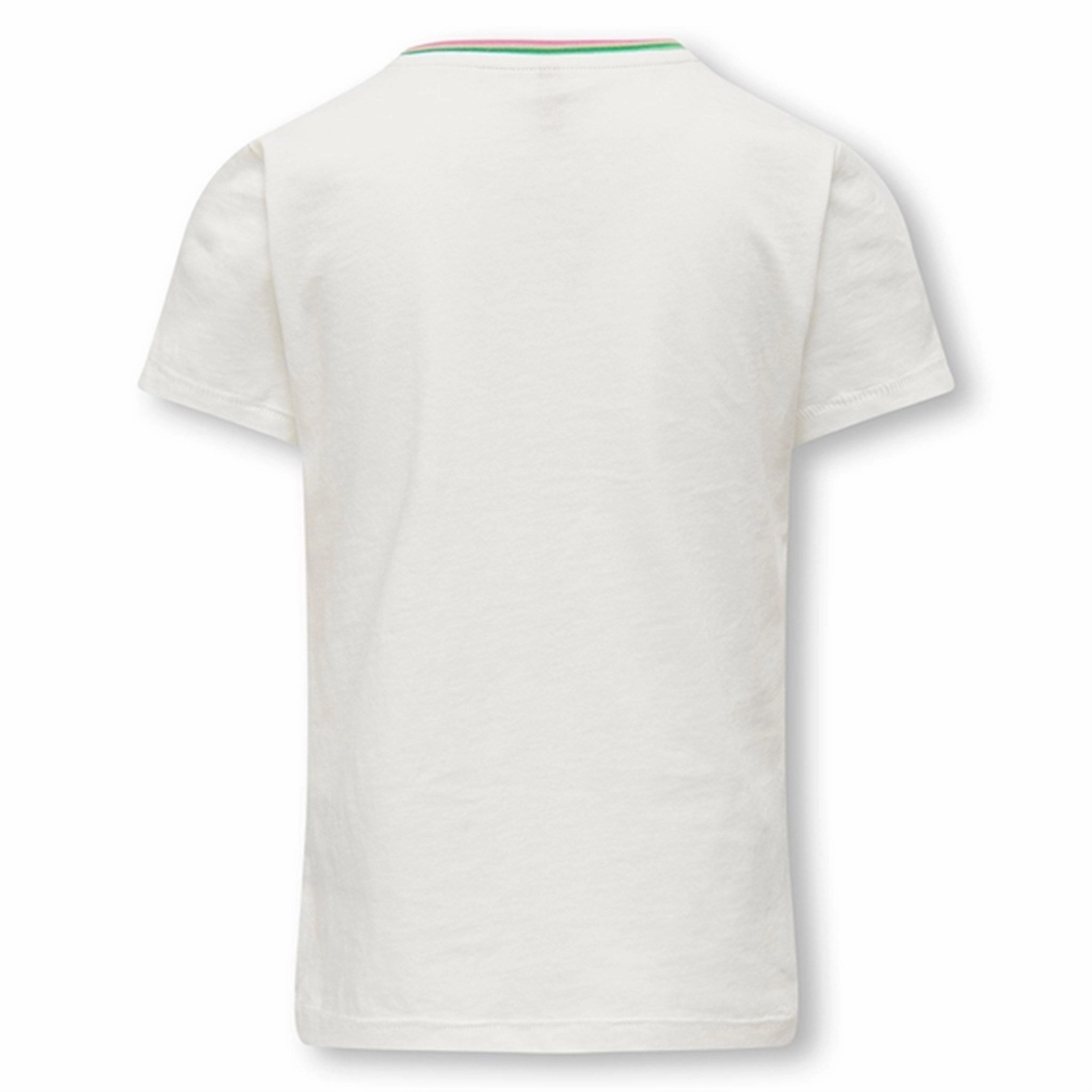 Kids ONLY Cloud Dancer Julie Fit Summer T-Shirt certified