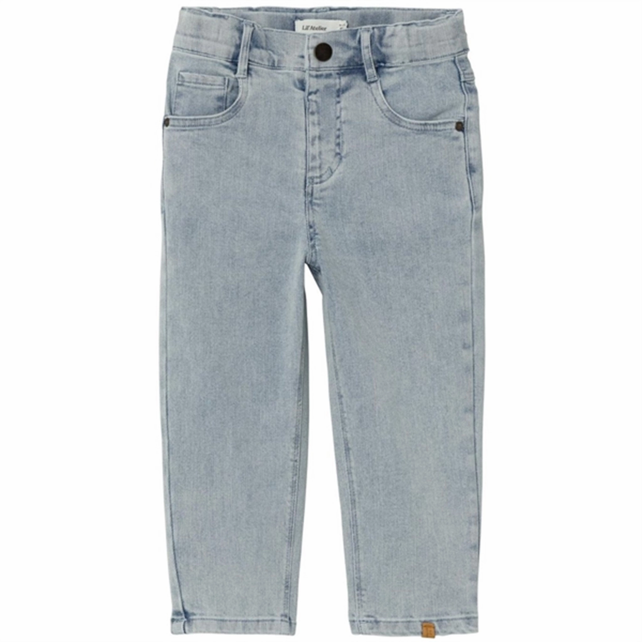 Lil'Atelier Light Blue Denim Ben Tapered Jeans Youth Style Road Trip Outdoor Enthusiast Holiday Vibes Work Ready