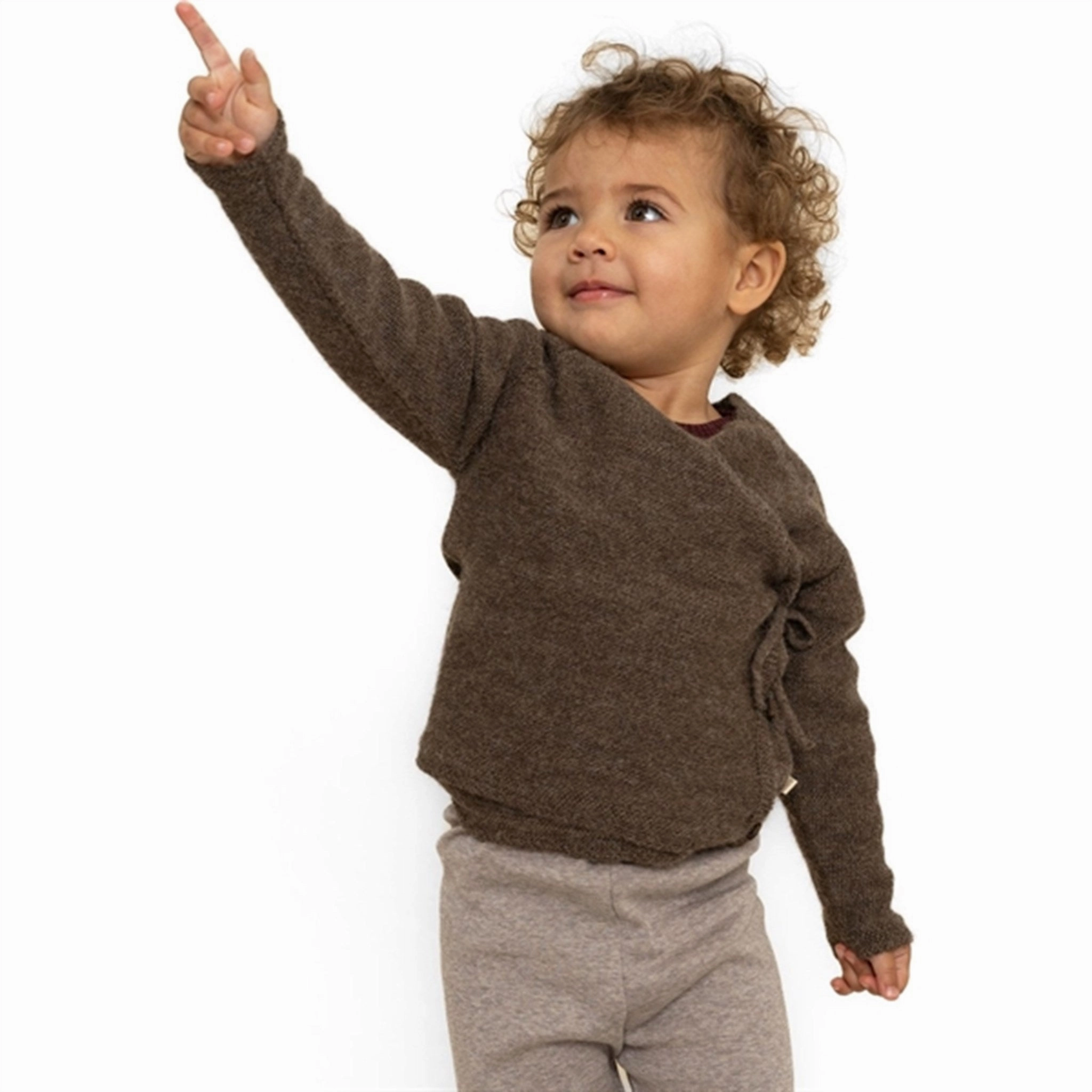 Minimalisma Koala Wrap Blouse Brown Sheep Workwear Approved