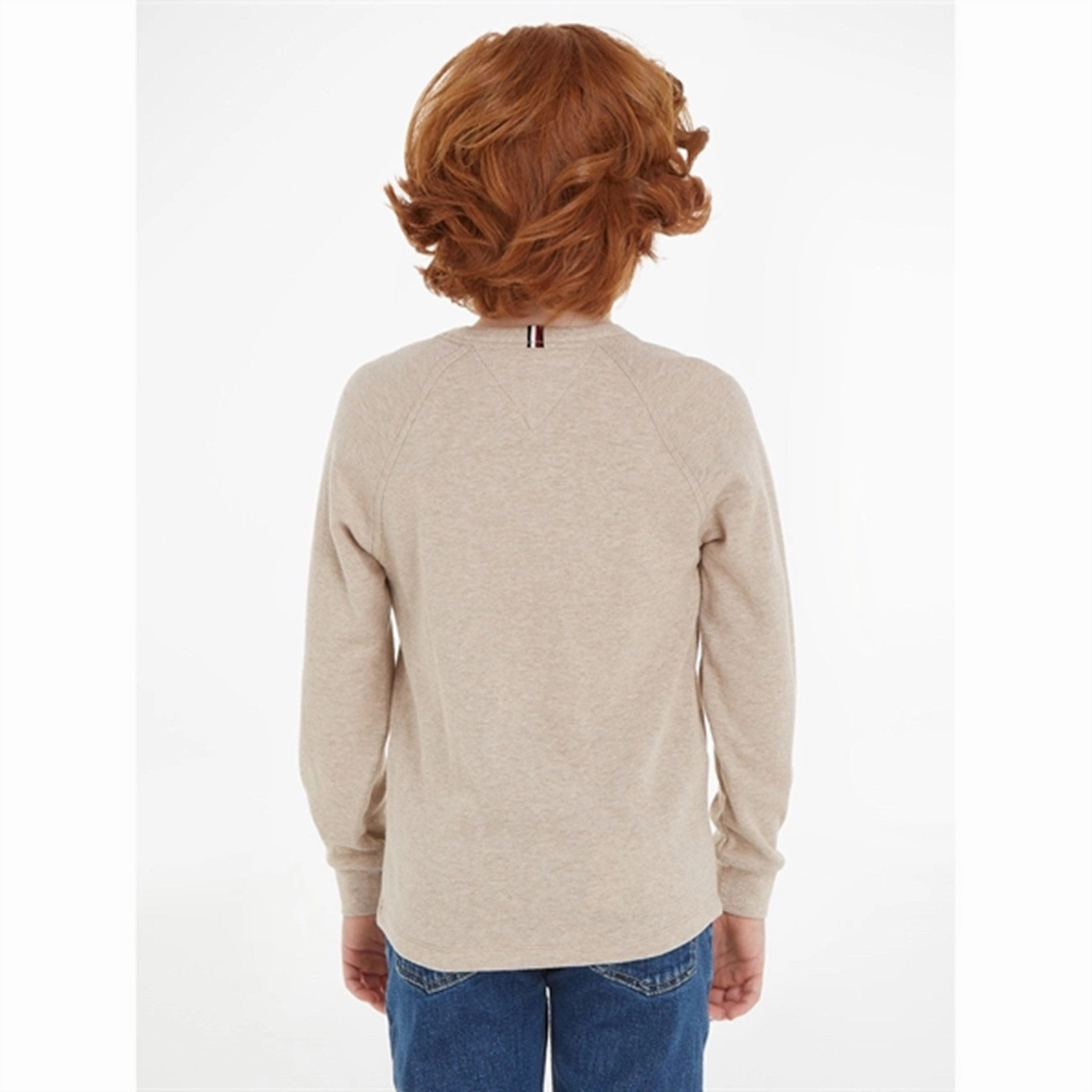 Tommy Hilfiger Mini Waffle Blouse Merino Melange Layered Collar Budget Friendly