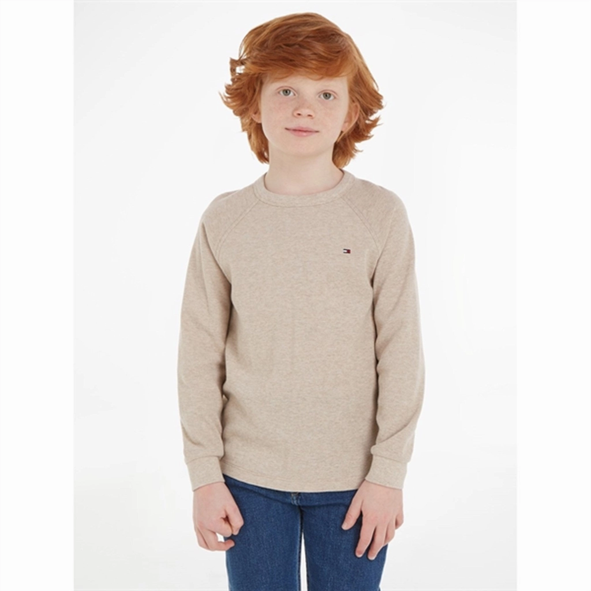 Tommy Hilfiger Mini Waffle Blouse Merino Melange Eco friendly materials