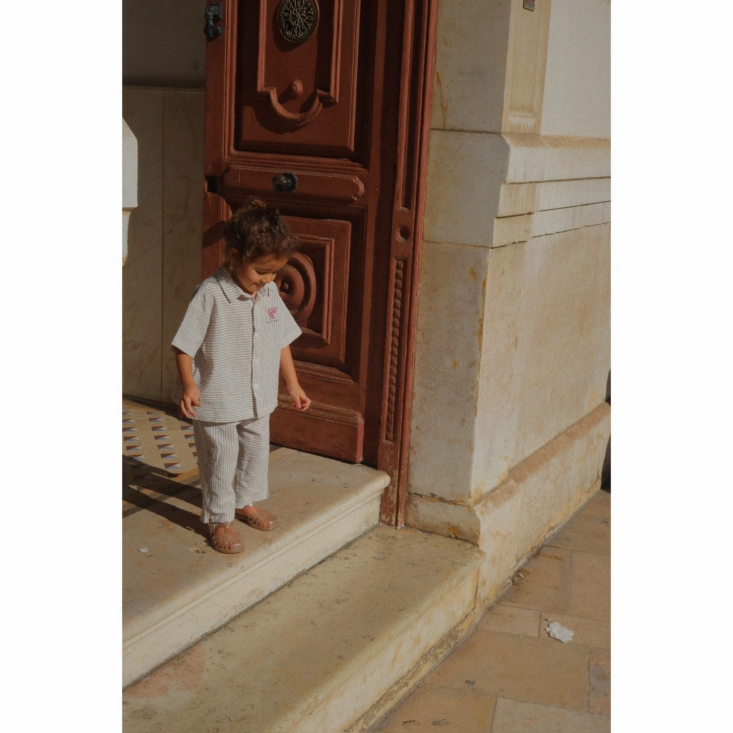 Polka Dot Konges Sl?jd Stripe Bluie RHW X KS Duo Shirt Gots