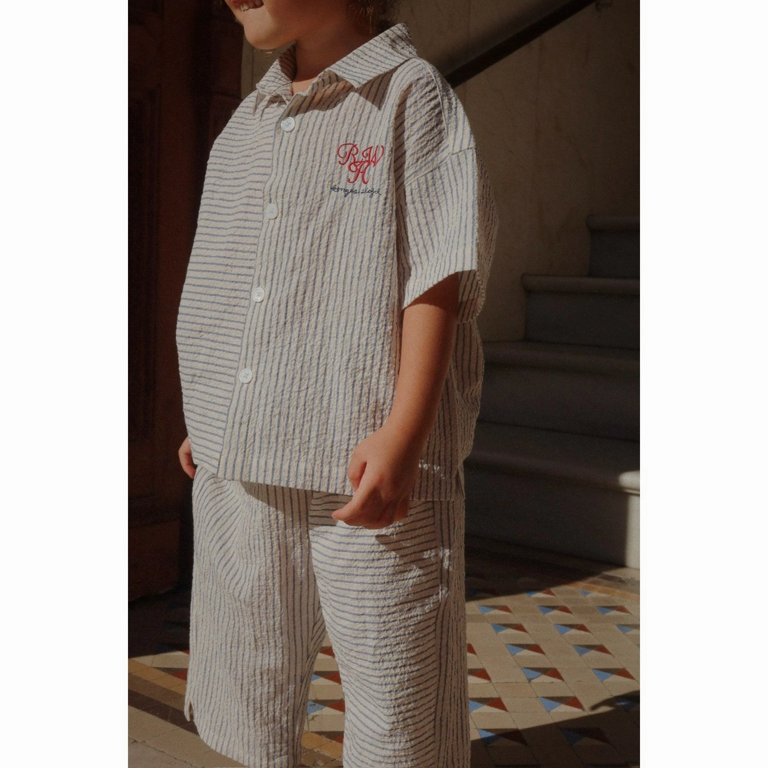 Konges Sl?jd Stripe Bluie RHW X KS Duo Shirt Gots Weekend Style