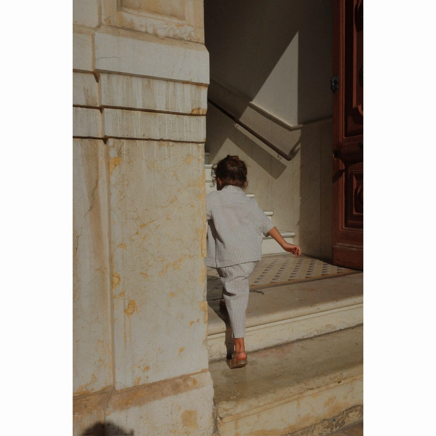 Checkered Print Konges Sl?jd Stripe Bluie RHW X KS Duo Shirt Gots