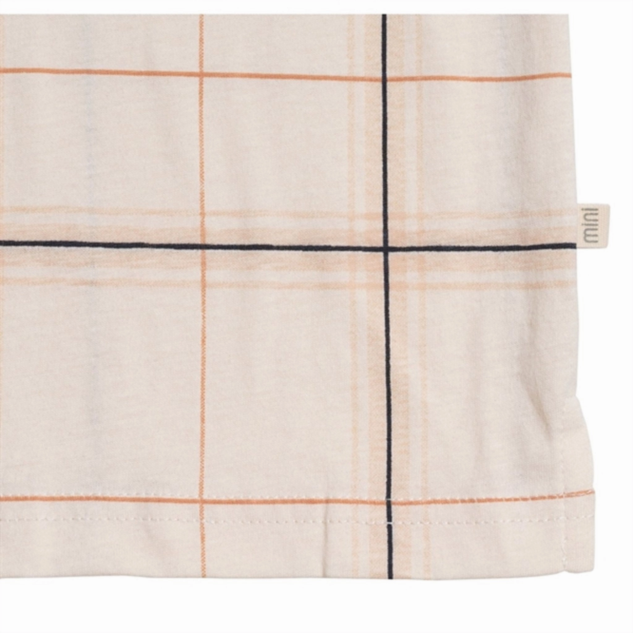 Minimalisma Lin T-shirt Checks proper length Vibrant Prints