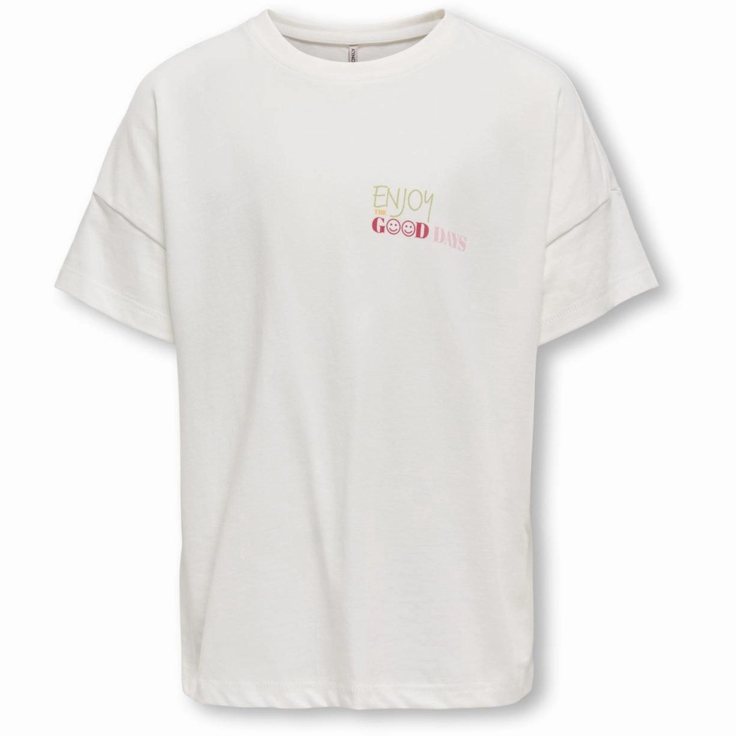 kids ONLY Cloud Dancer Sun Lia Life Oversize Printed T-Shirt ethical Breathable wear