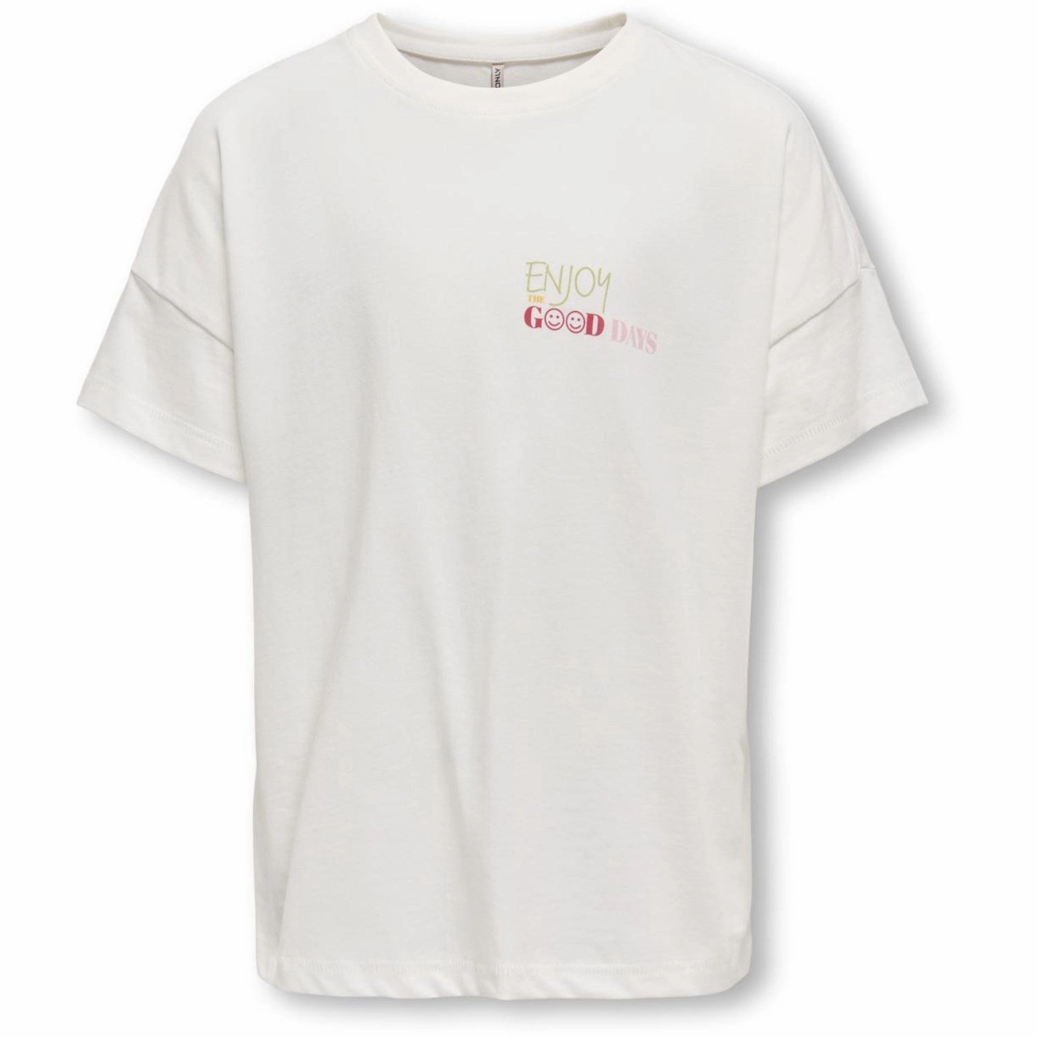 kids ONLY Cloud Dancer Sun Lia Life Oversize Printed T-Shirt Outdoor Essentials