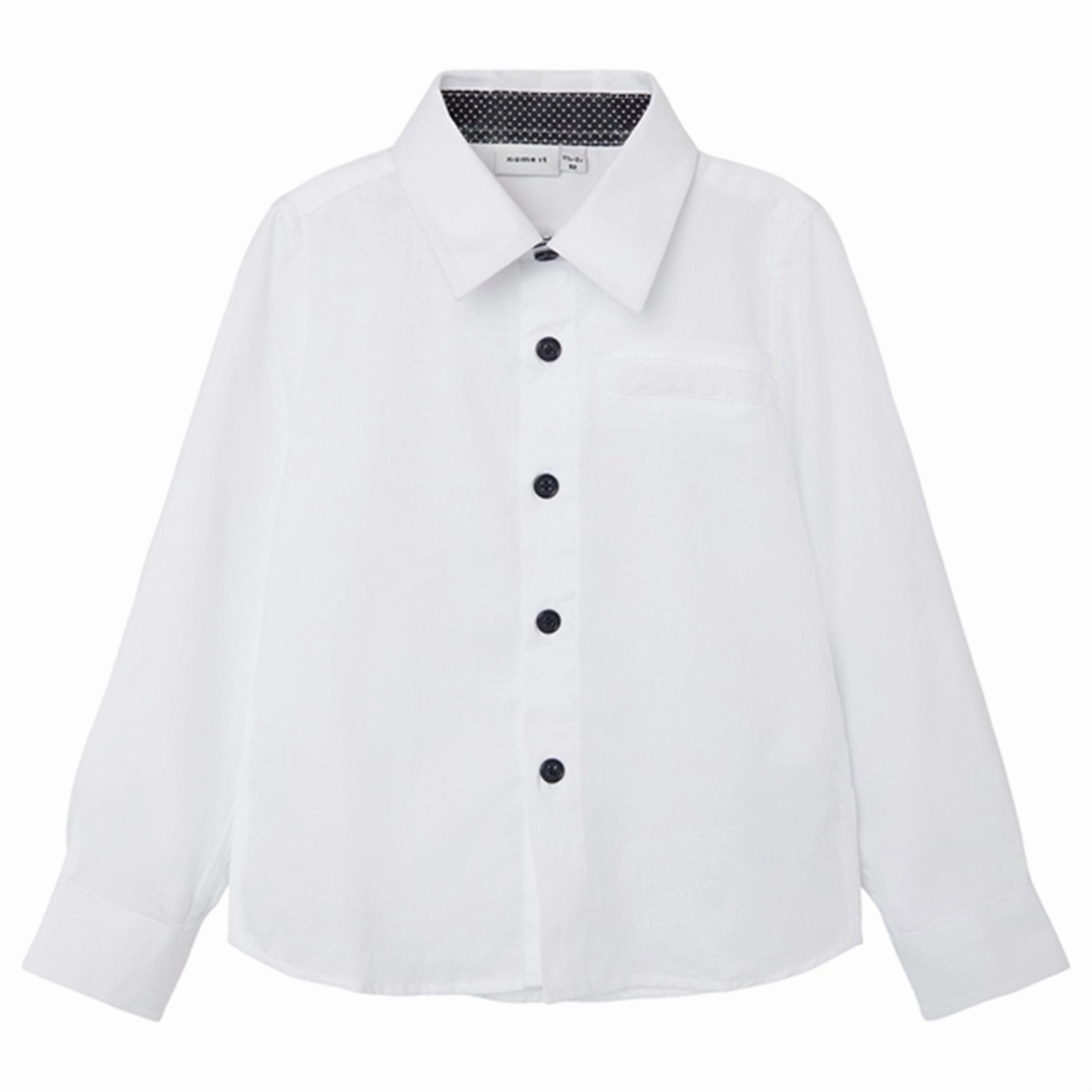 Durable Button Closures Beach Ready Name it Bright White Feshirt Shirt