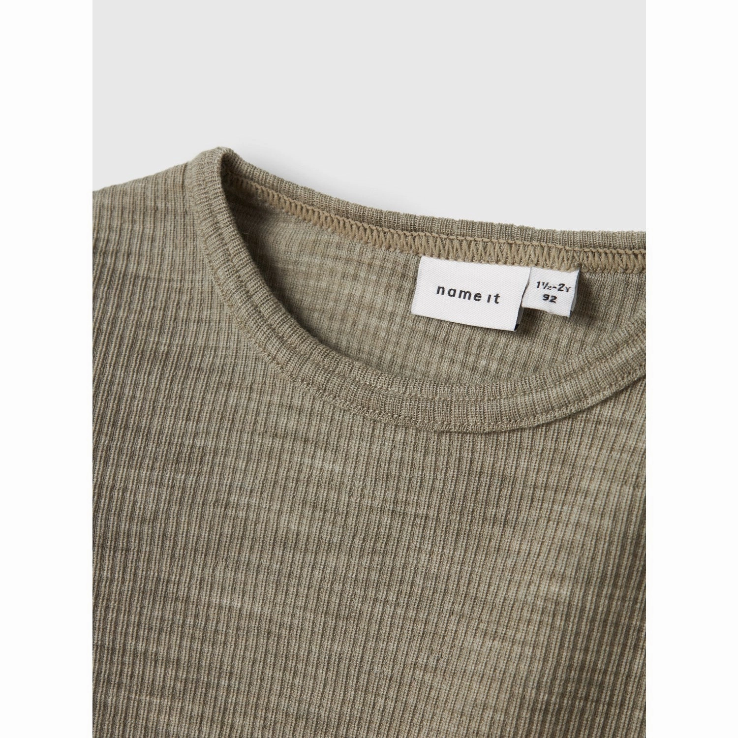 Must-Have Item Name It Dried Sage Nmnwax Wool Rib Ls Top Noos