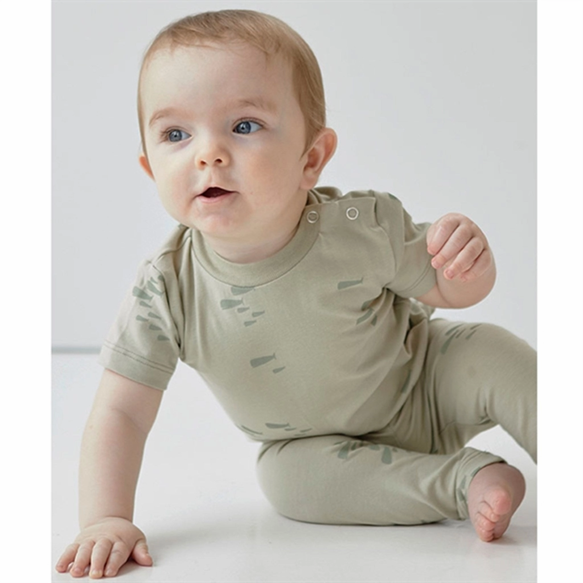 Thermal regulation GRO Light Grey Green Norr T-shirt