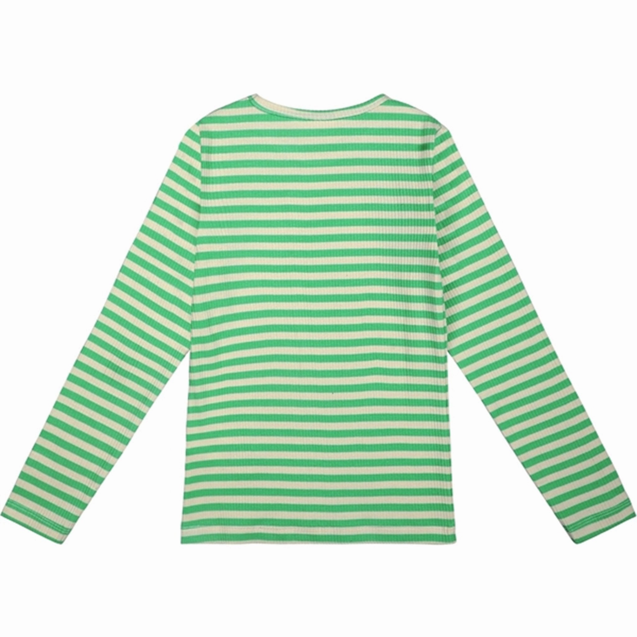 Eco-Friendly Fabric Bold Graphics The NEW Bright Green Fie Blouse Rib