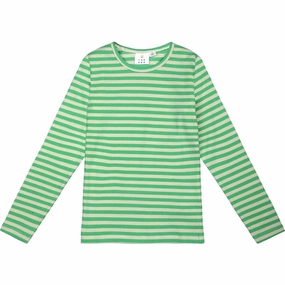 The NEW Bright Green Fie Blouse Rib Chic Look Flex Fit Collar