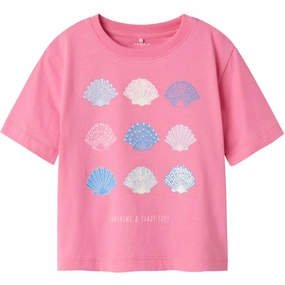 Easy Comfort Perfect For Relaxing Name It Aurora Pink Nmfjassa Ss Nreg Top Pb