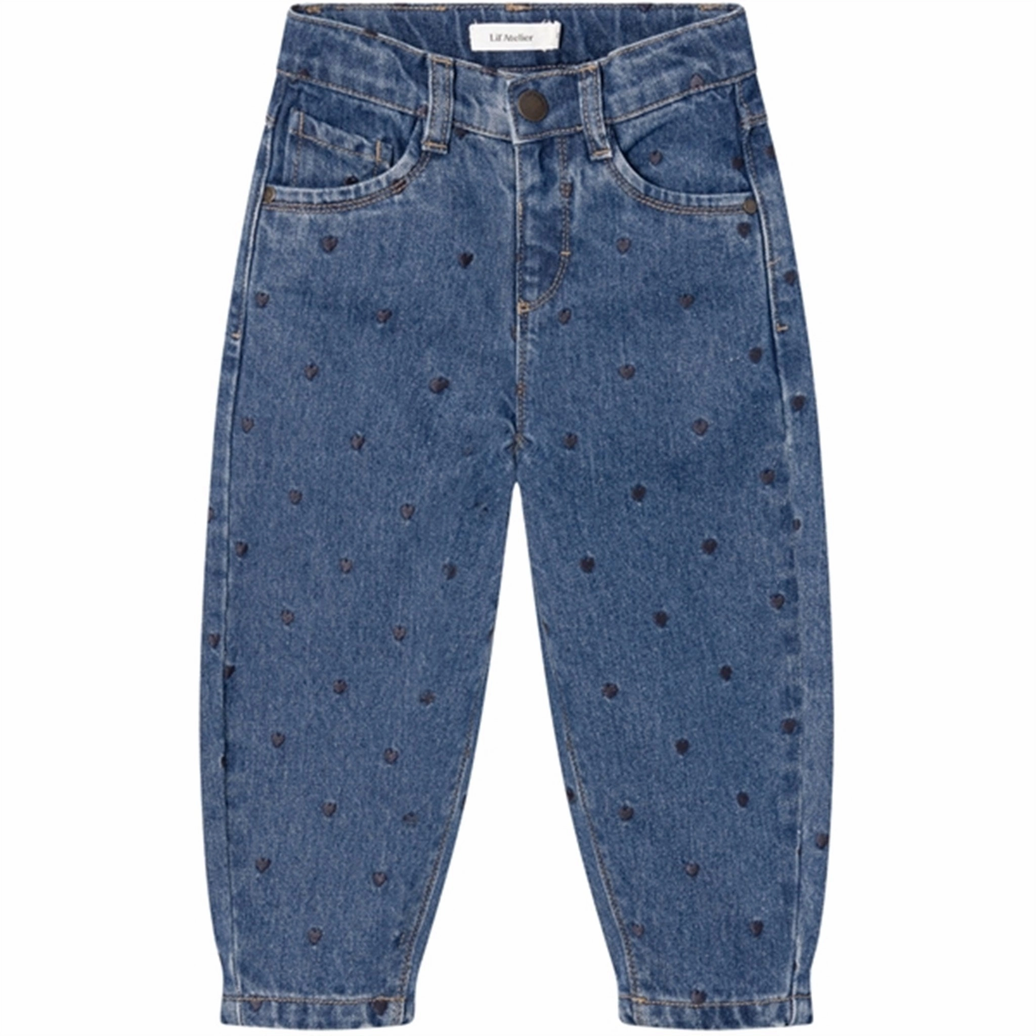 Soft Wash Treatment Lil'Atelier Medium Blue Denim Bella Jeans