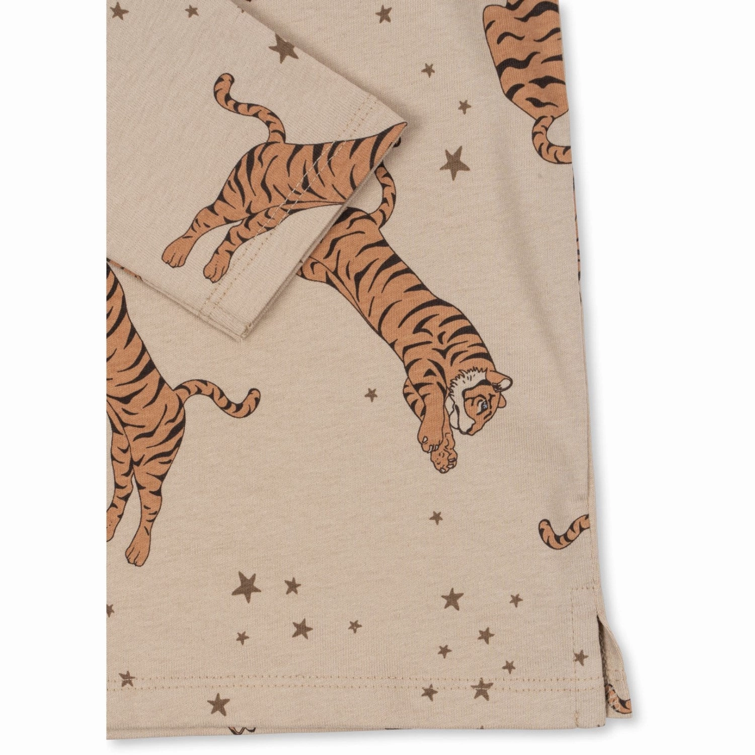 Holiday Travel Sweat-Absorbing Konges Sl?jd Tiger Drey Ls Tee Gots