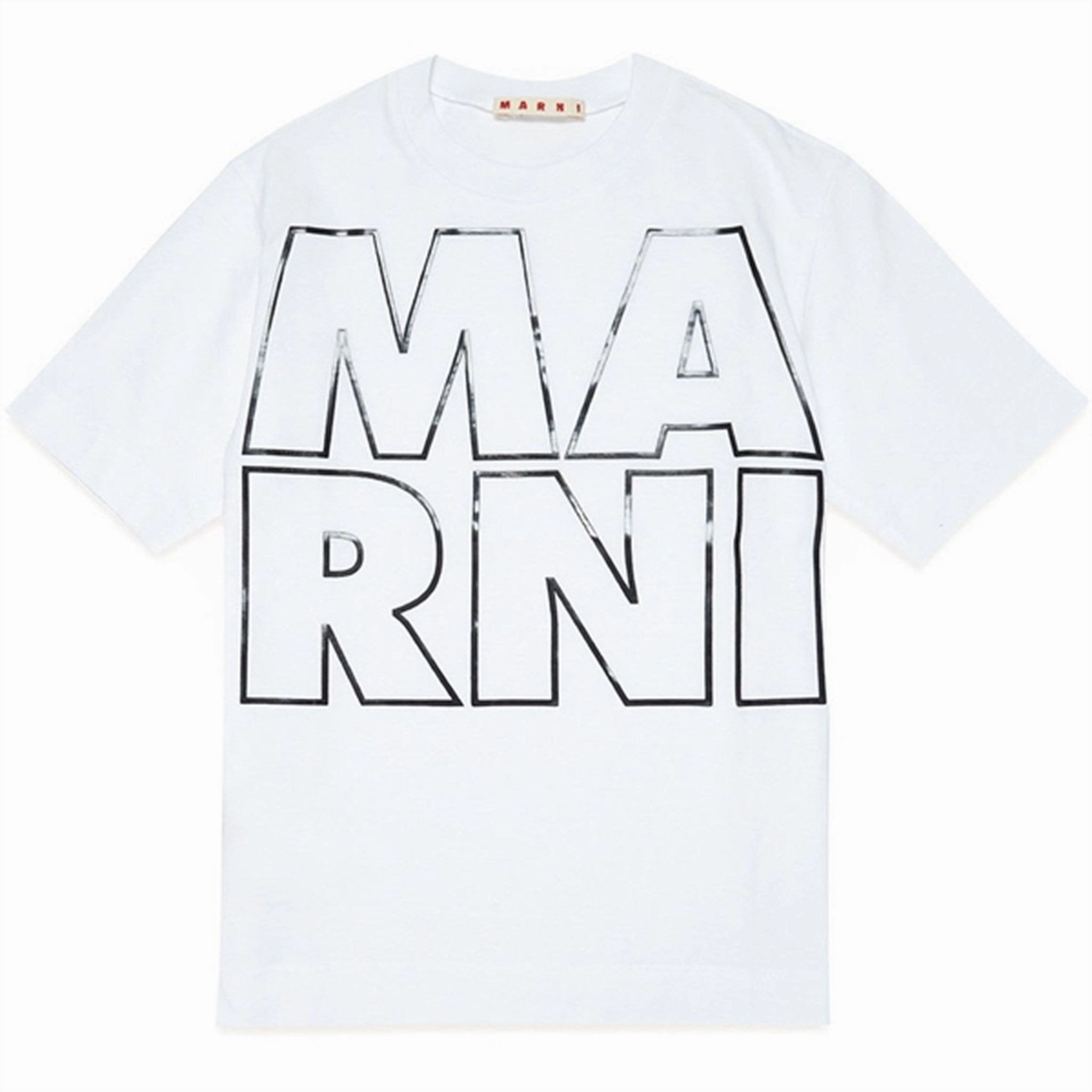 Sun Protection Marni White Logo T-shirt