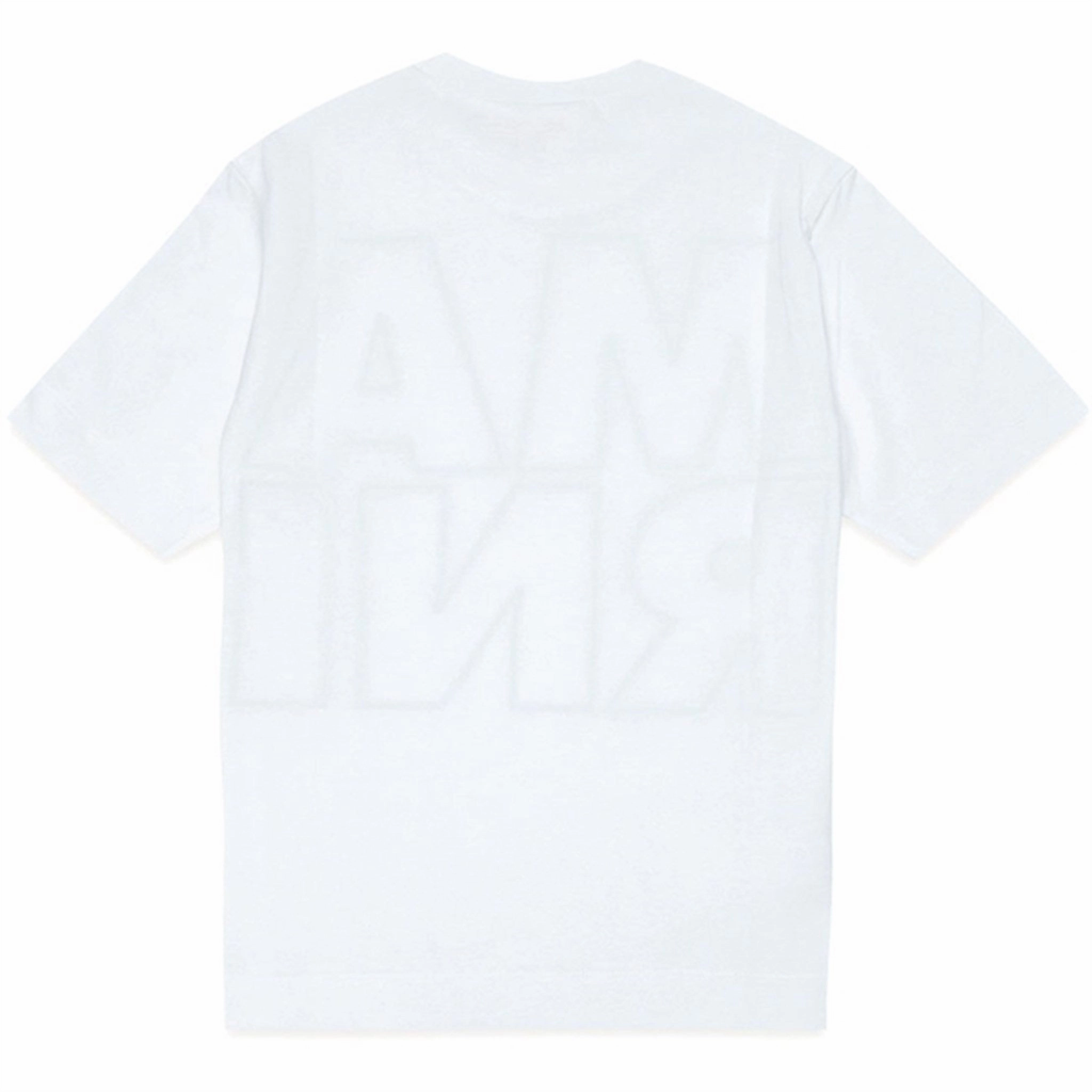 Leather combination Marni White Logo T-shirt