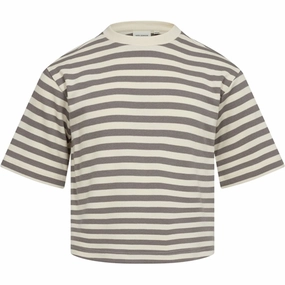 Lightweight Layer Office Attire Sofie Schnoor Steel Grey T-Shirt