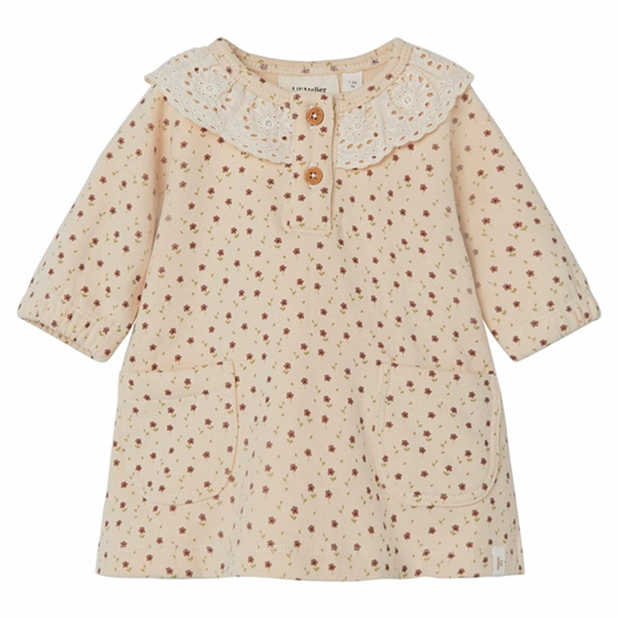 Sunset Look Relax Draping Lil'Atelier Fog AOP Salina Sweat Dress