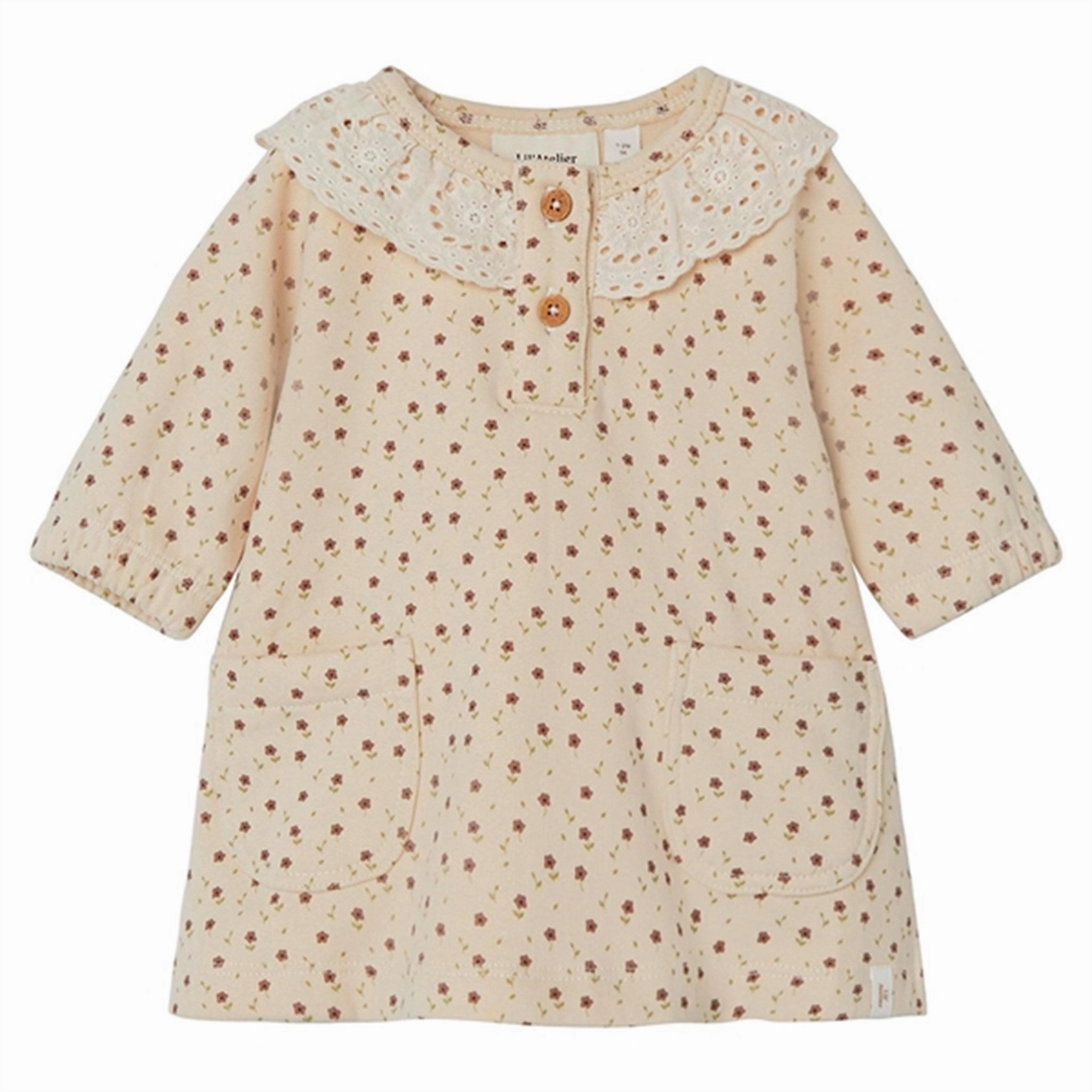 Cafe Vibe Comfort and Elegance Lil'Atelier Fog AOP Salina Sweat Dress