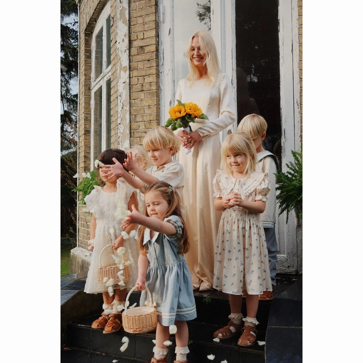 Konges Sl?jd Ashley Blue Celebration Allie Sailor Dress GOTS Soft Fashion Sleek and Simple