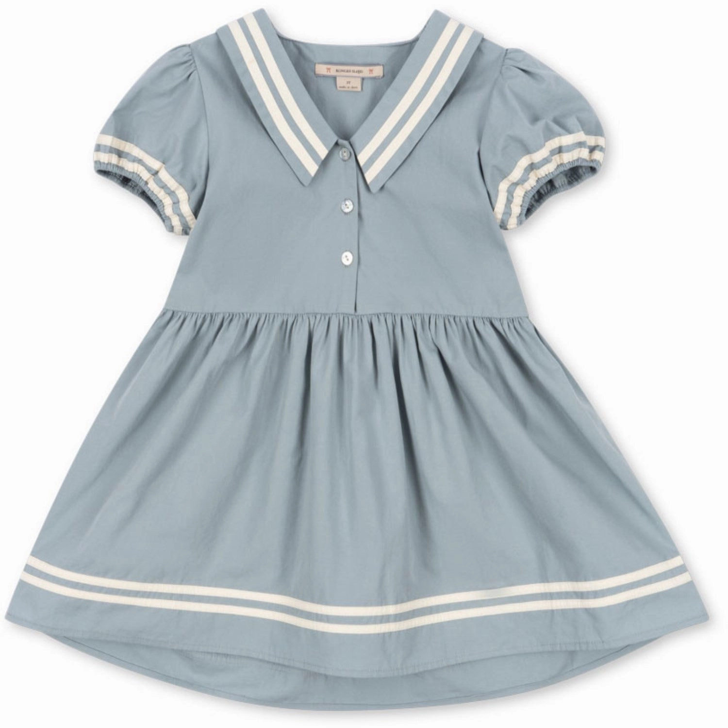 Sheer-Overlay All-Occasion Wear Konges Sl?jd Ashley Blue Celebration Allie Sailor Dress GOTS