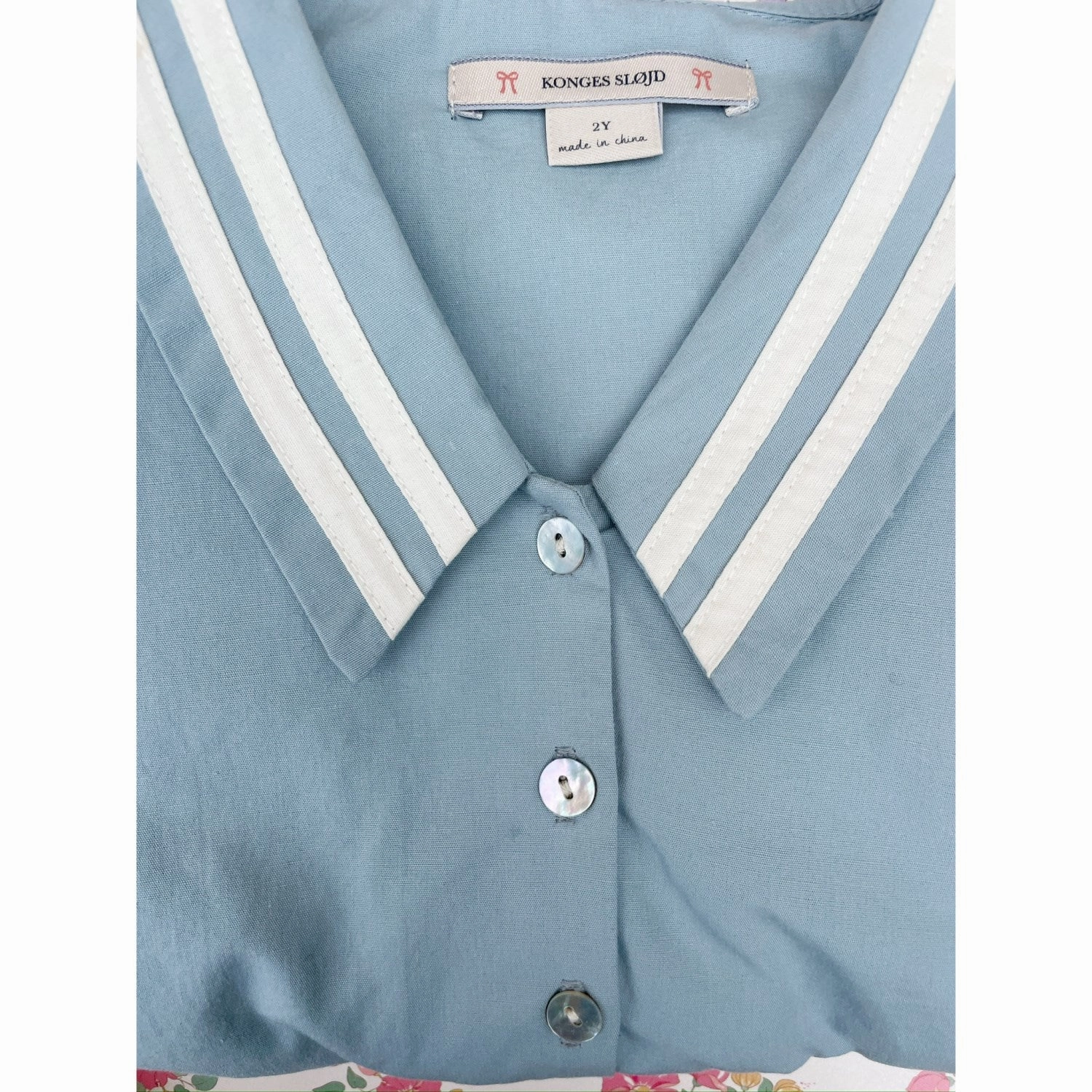 Konges Sl?jd Ashley Blue Celebration Allie Sailor Dress GOTS Ethically-Made