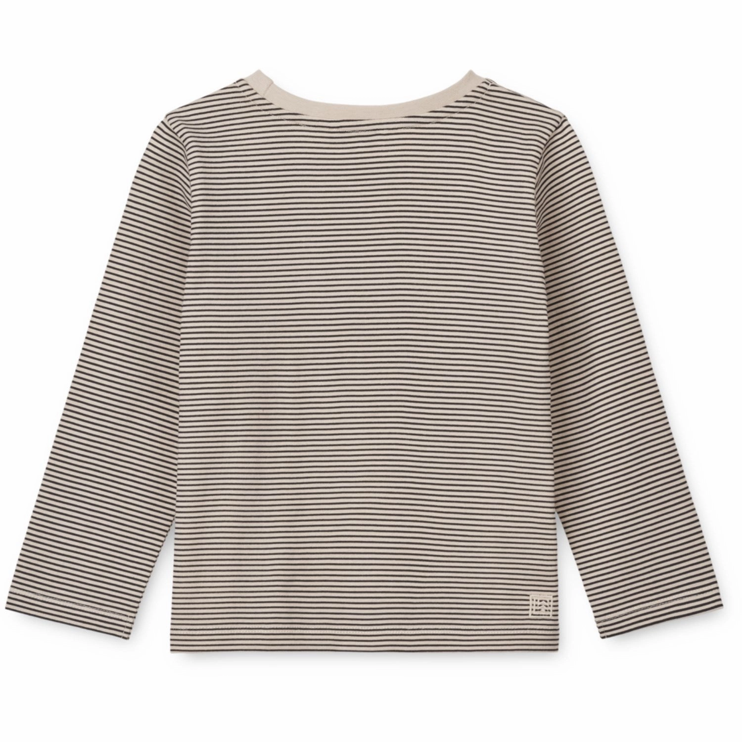 LieWood Holiday Reindeer / Stripe Navy Apia Placement Tee L/S Stretch Fabric