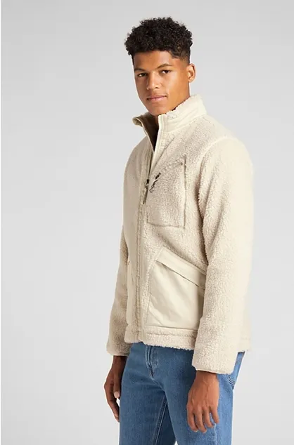Lee Giacca Sherpa Full Zip L88FNXSX papyrus Slim Silhouette