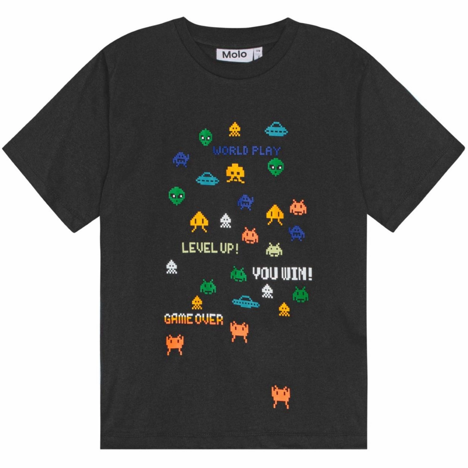 Gym clothing Printed Logo Molo Game Over Riley T-Shirt