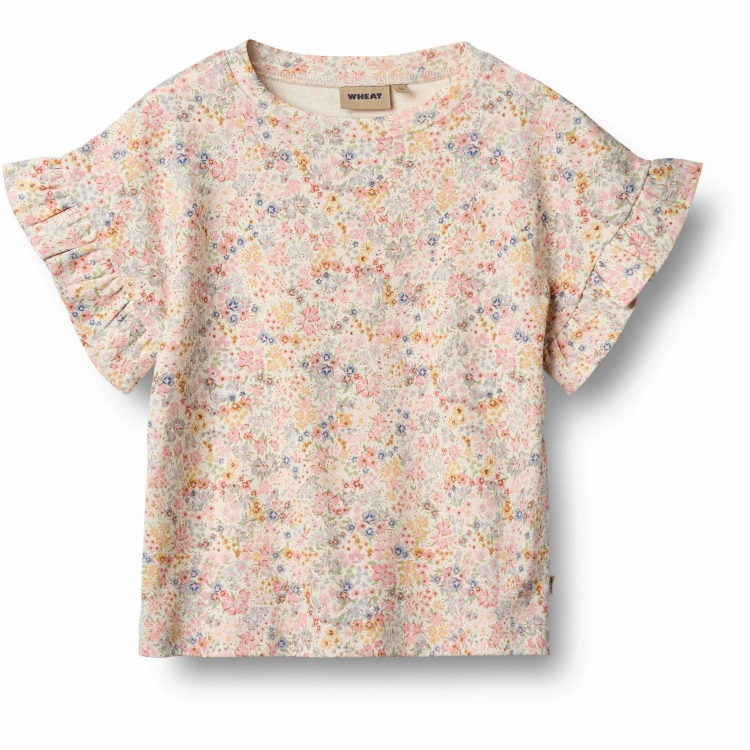 Party fun Breathable apparel Wheat Bright Flowers T-Shirt S/S Ally