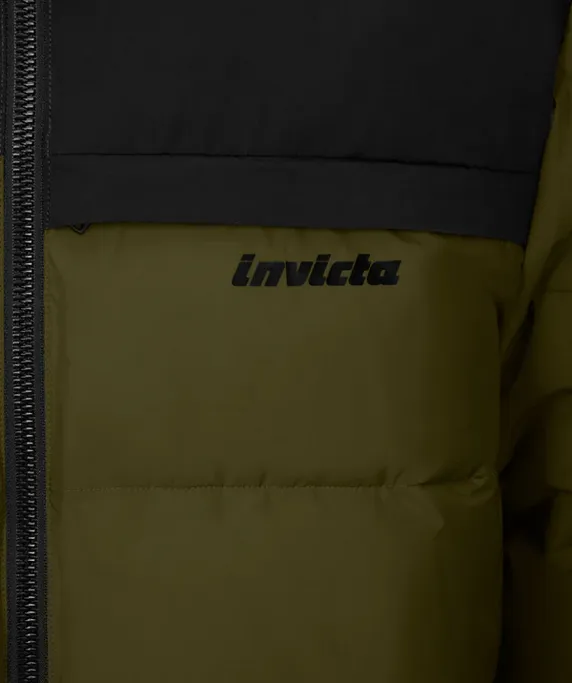 Invicta piumino da uomo 4431899/u nero verde flight travel