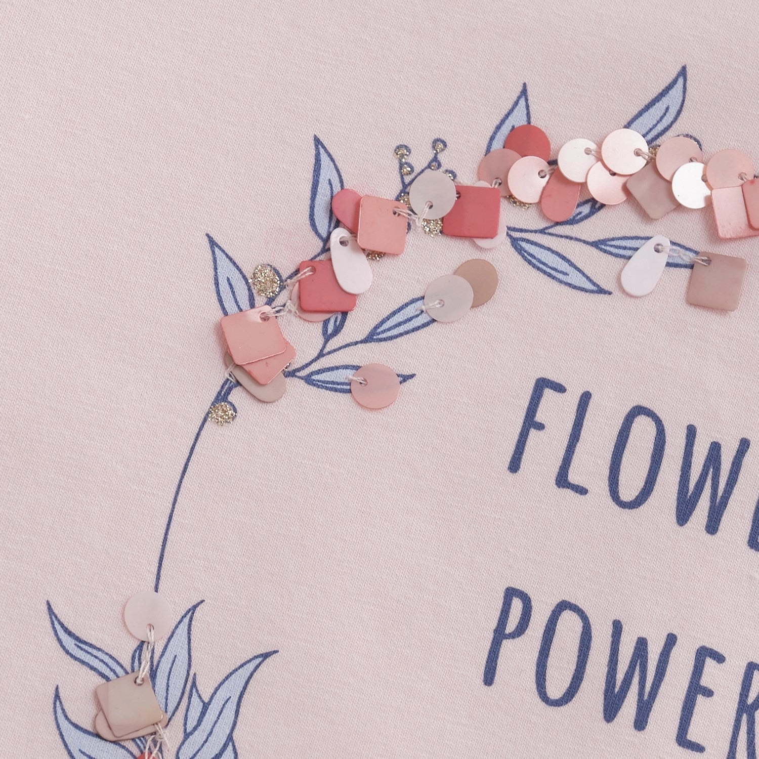 Minymo Pink Dogwood T-Shirt Essential Casual Floral Print