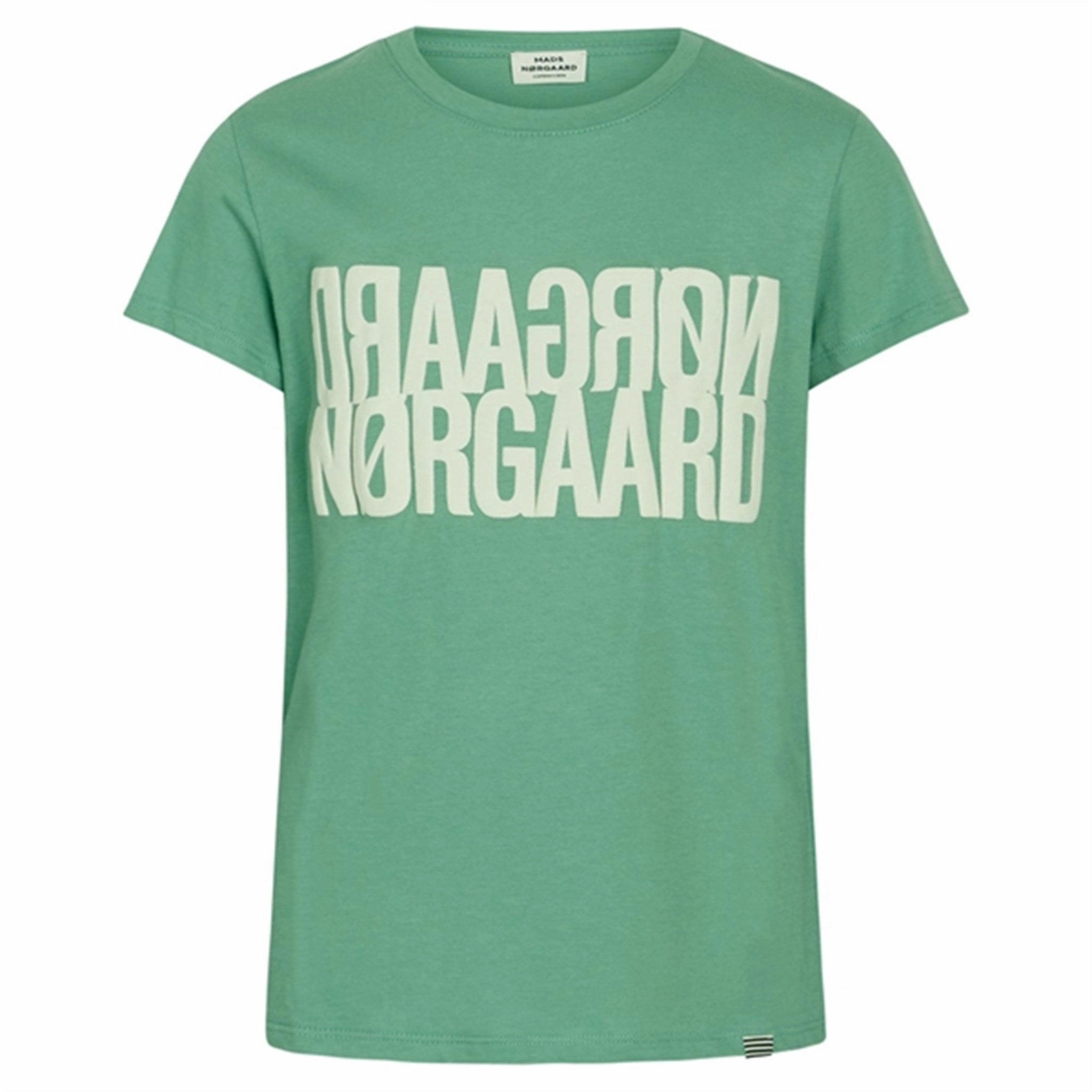 Casual Comfort Wear Modern Wear Mads N?rgaard Single Organic Tuvina T-Shirt Cr??me De Menthe
