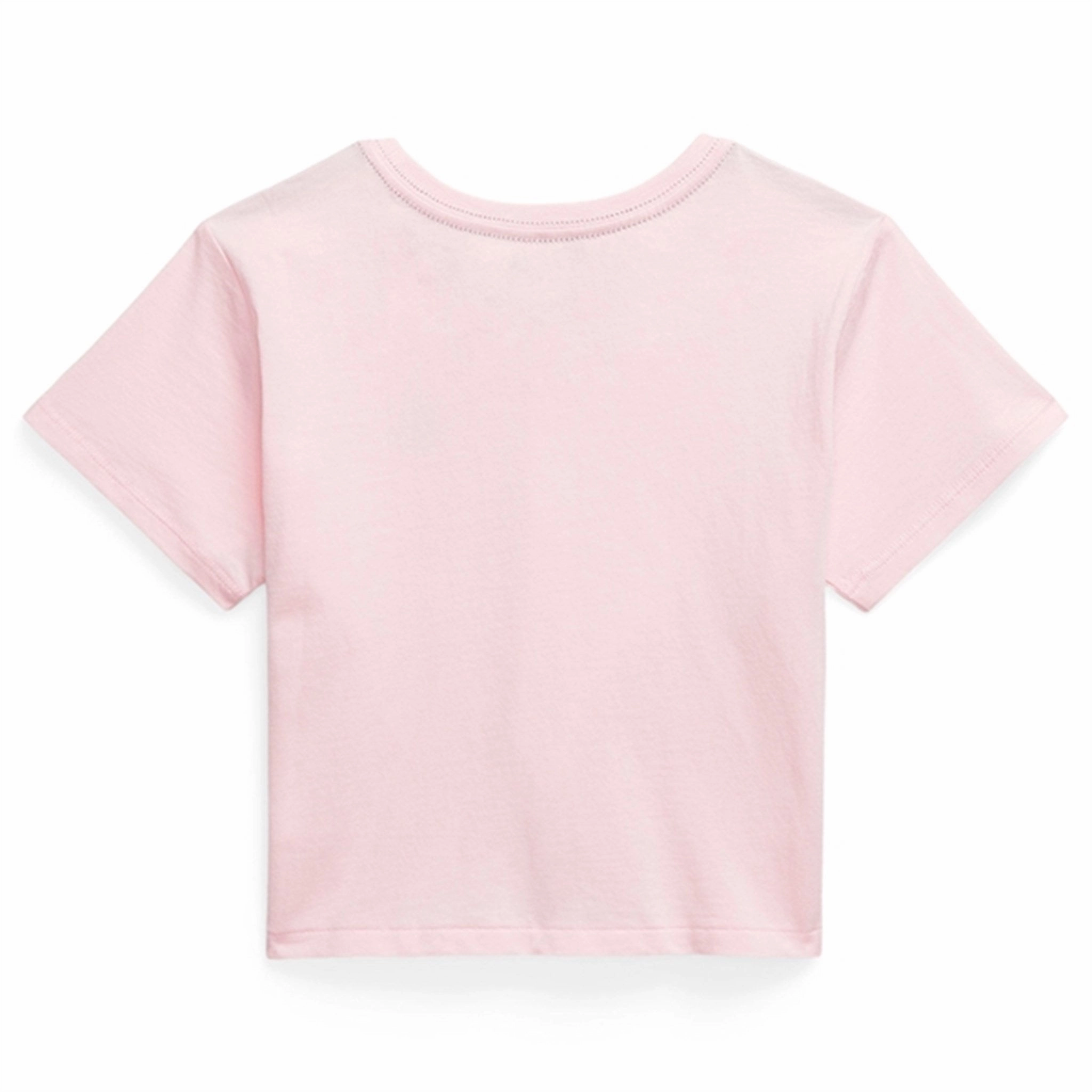 Polo Ralph Lauren Girl T-Shirt Hint Of Pink Rustic Navy UV Protection UltraSoftBrushedInterior