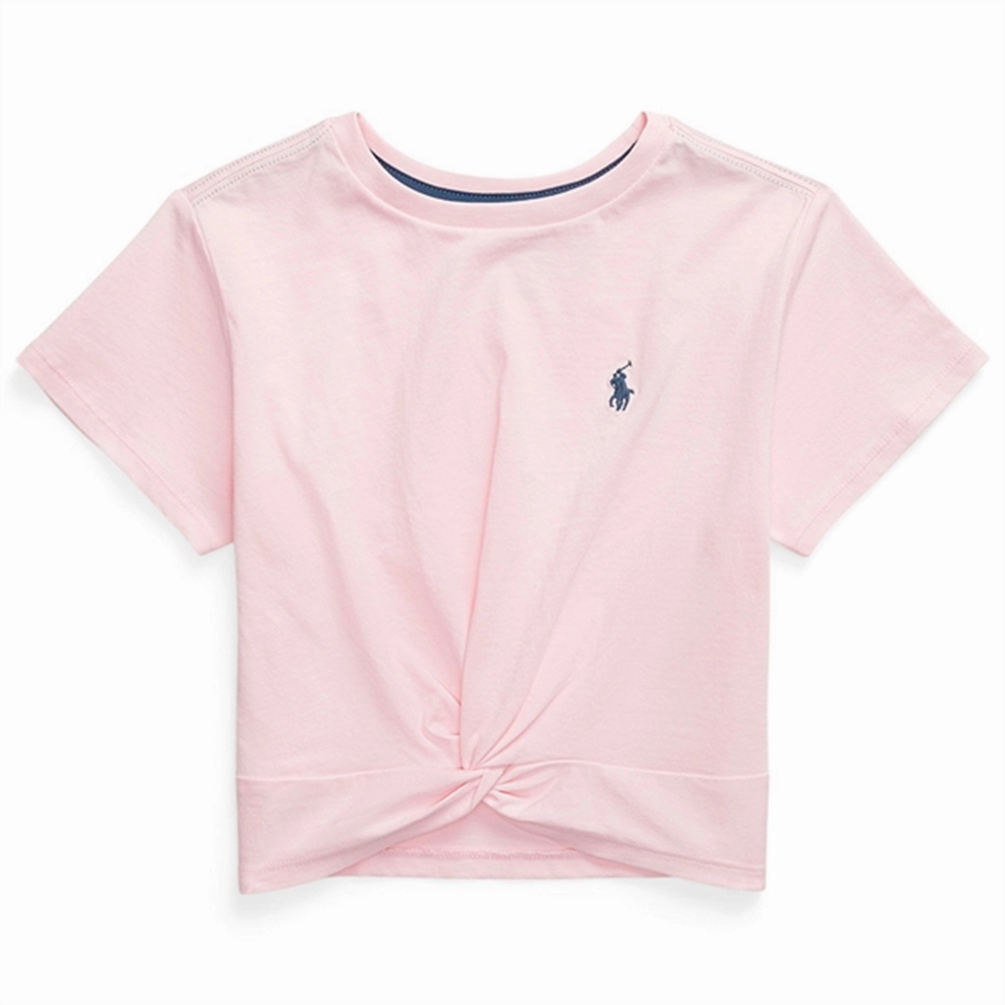 Polo Ralph Lauren Girl T-Shirt Hint Of Pink Rustic Navy Relaxed Vibes