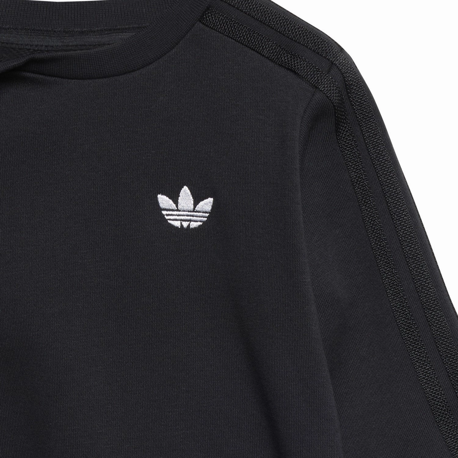 adidas Originals Black/Light Denim Denim Crew Set DoubleLayered Insulation