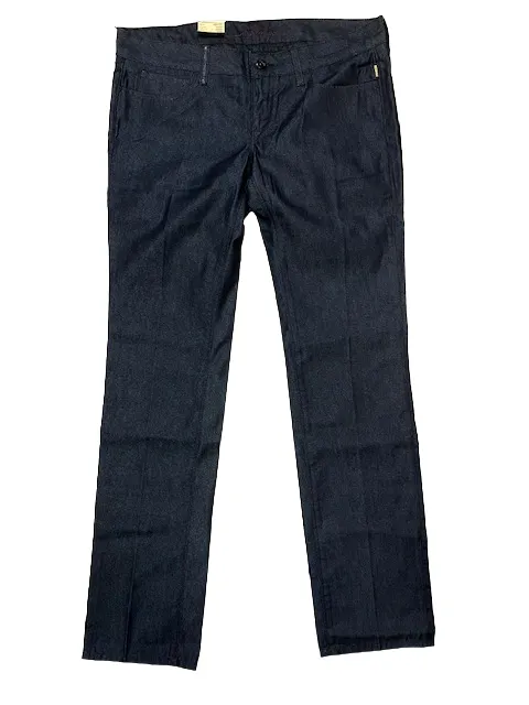 Meltin'Pot jeans da donna Mesh D1037 RW009 BF08 blu Non Slip Waistband Everyday Layer