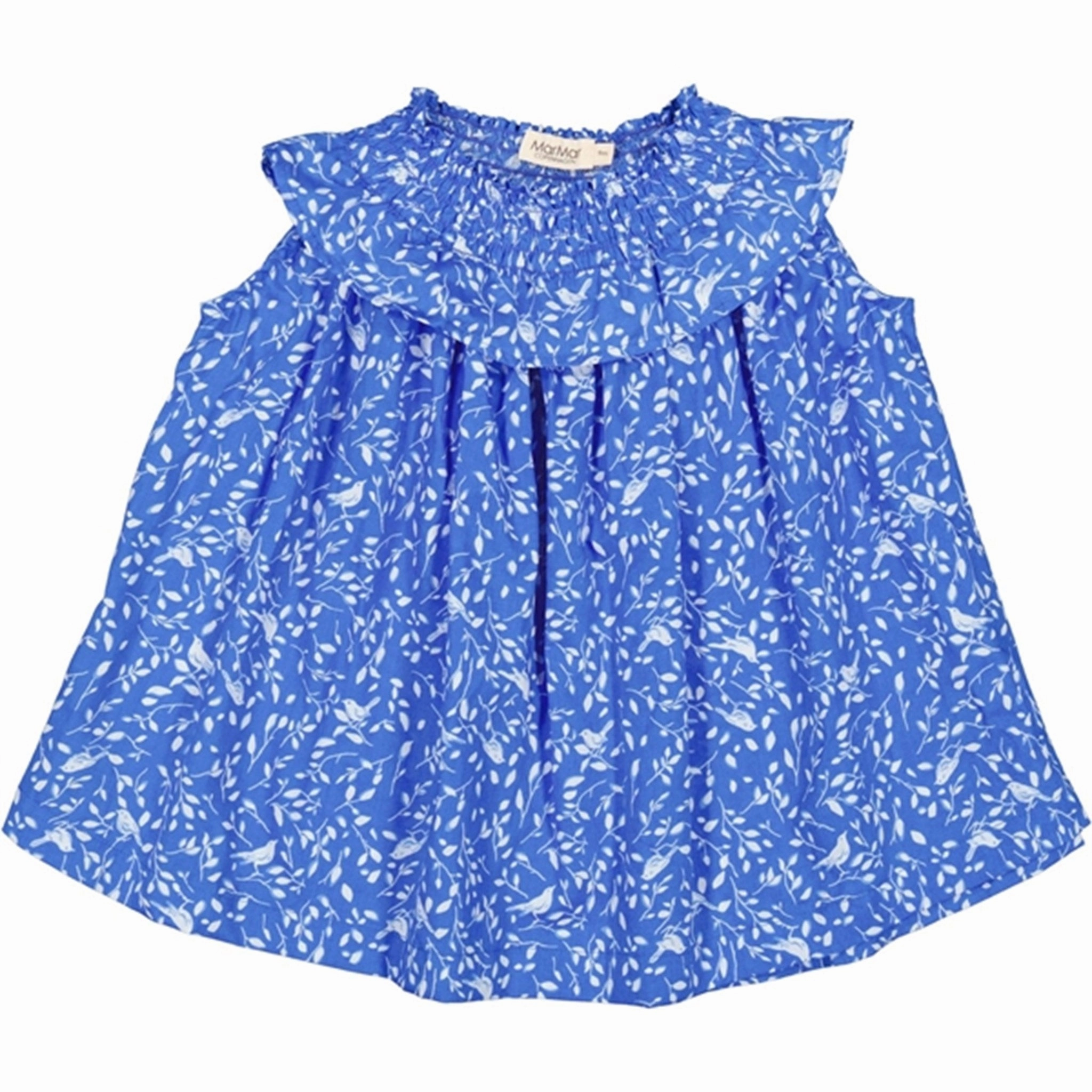 MarMar White Birds Druse Dress Sleeve Light