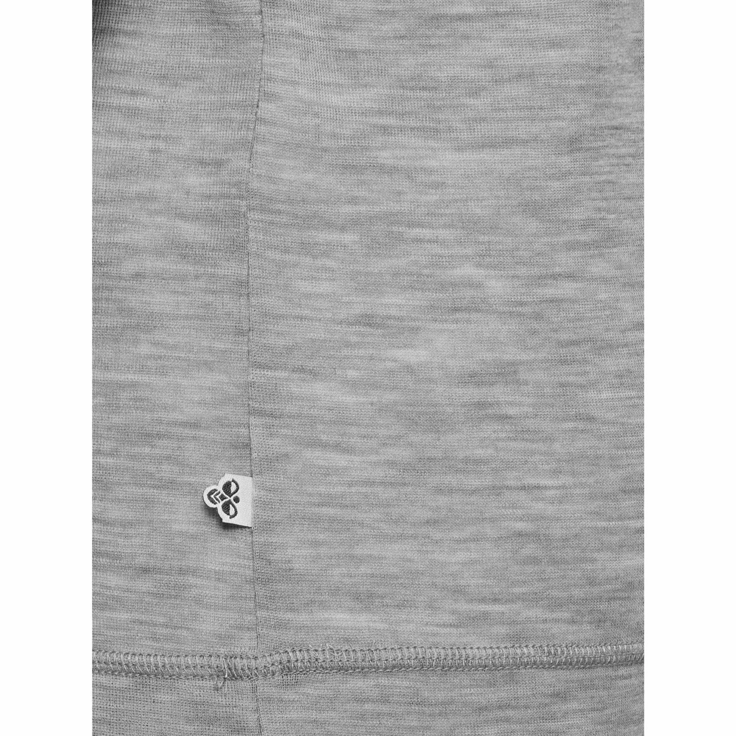 Trendsetter Choice Weekend Style Hummel Grey Melange Jr Wool Rib T-Shirt L/S