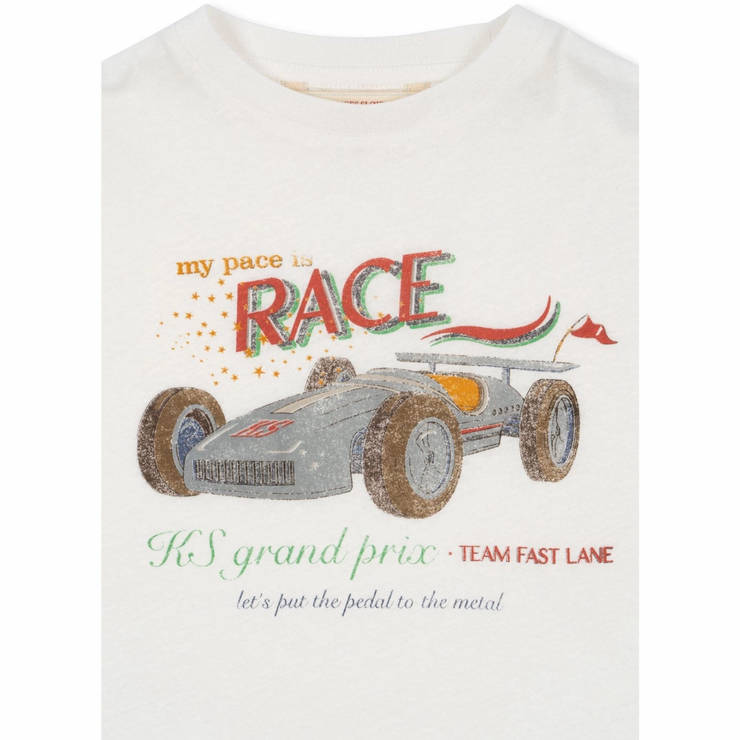 Basic Wear Outdoor Ready Konges Sl?jd Race White Era Tee Ocs