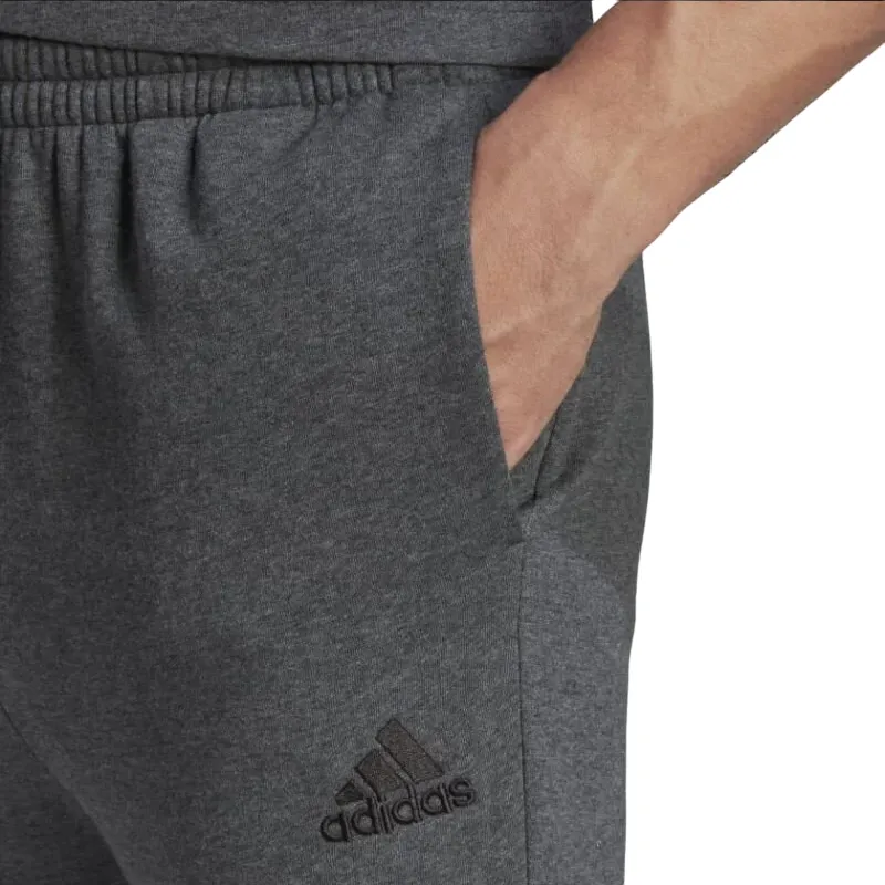 Adidas pantalone sportivo da uomo in cotone felpato HL2243 grigio Trendy Style ThermalRegulatingLining