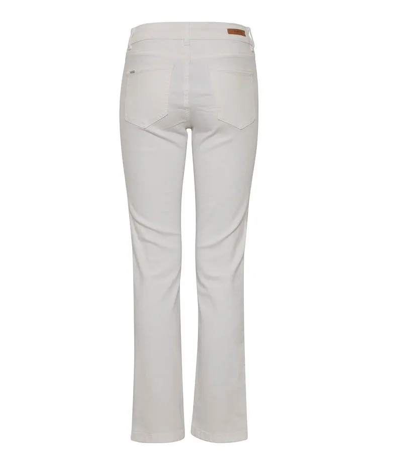 Comfy Essentials Wear b.young Pantalone Jeans slim fit da donna Lola 20806353 110601 optical white