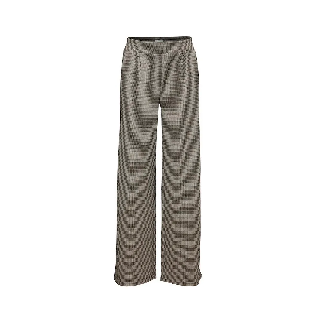 b.young pantalone casual da donna 20813951 200453 nero miscelato beige Simple Fit