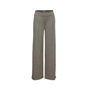 b.young pantalone casual da donna 20813951 200453 nero miscelato beige Urban Edge Practical Wear