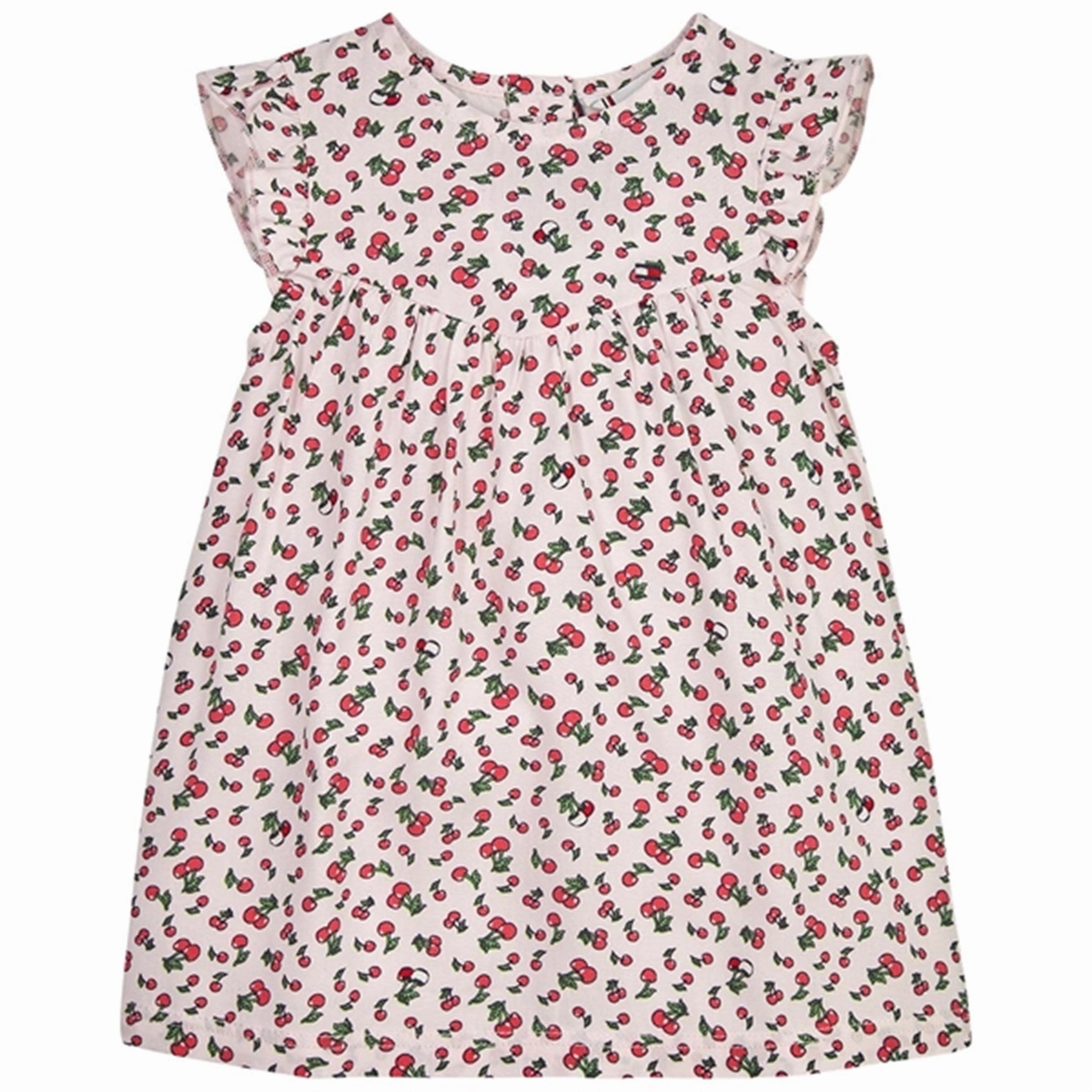 Cozy Mood Tommy Hilfiger Baby Cherry Dress Faint Pink Cherry Allover