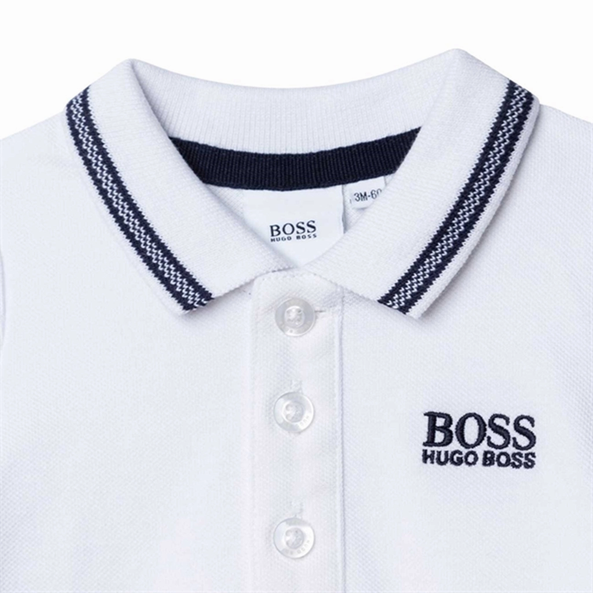 Holiday Outfit Hugo Boss Boy Short Sleeved Polo White
